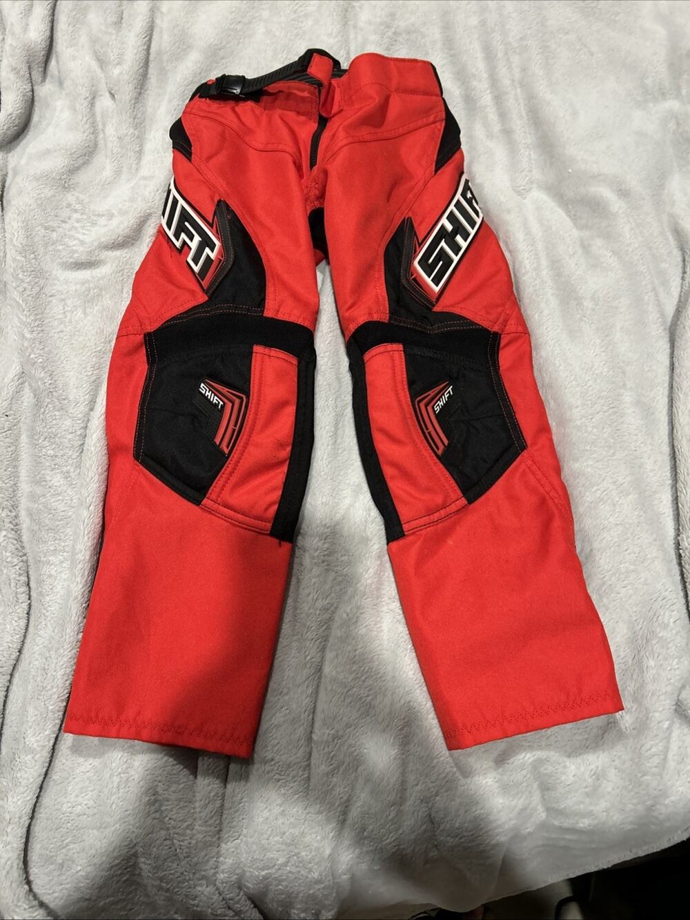 Shift Assault, Red Black Racing Motorcycle, Size 8/24, Kids, A-1